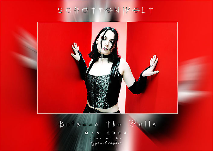between the walls
