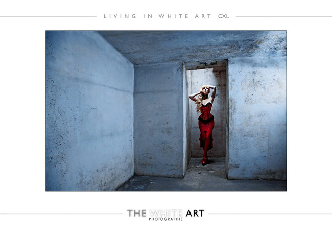 living in white art 140