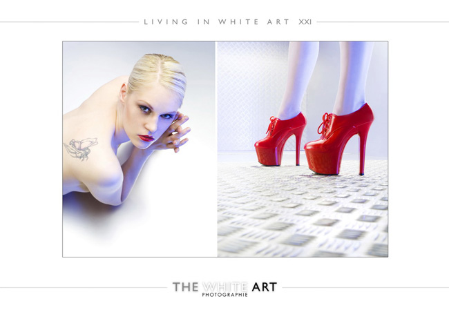 living in white art 21