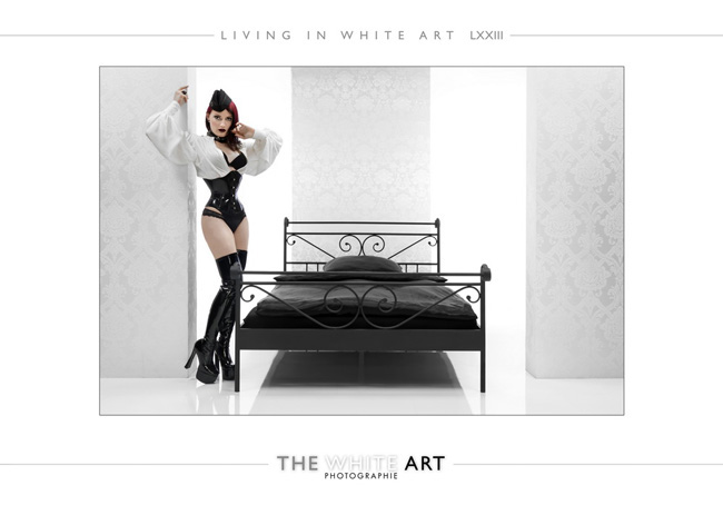 living in white art 73